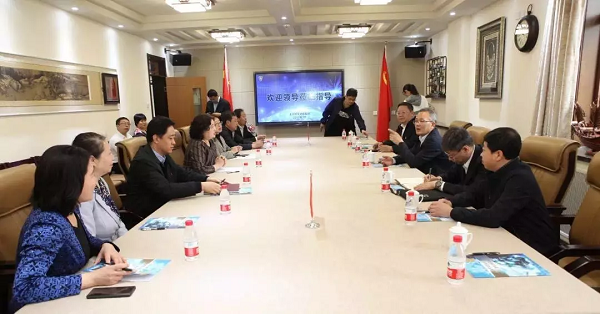 戴彬彬带队到明天幼稚集团走访调研